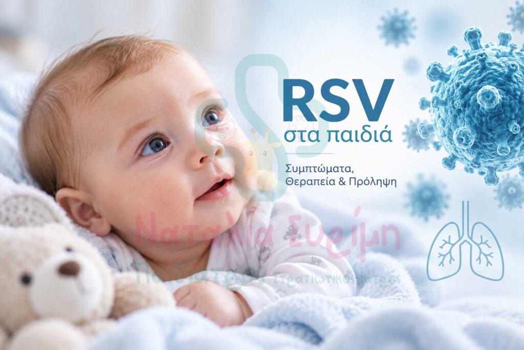 RSV στα παιδιά – συμπτώματα και αντιμετώπιση του αναπνευστικού συγκυτιακού ιού